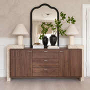 Mason Marble and Wood 2 Door 3 Drawer Sideboard