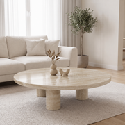 Aria Round Marble Coffee Table
