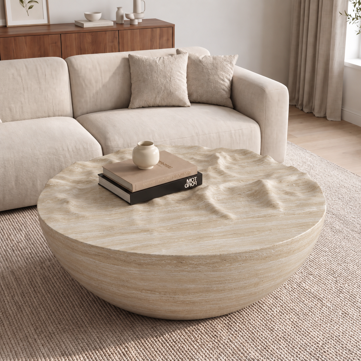 Bella Bowl Marble Coffee Table