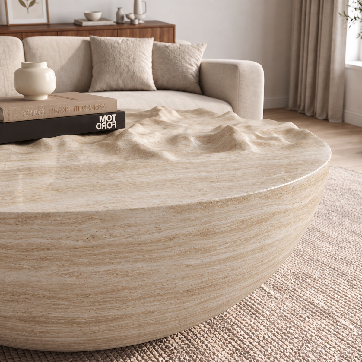 Bella Bowl Marble Coffee Table