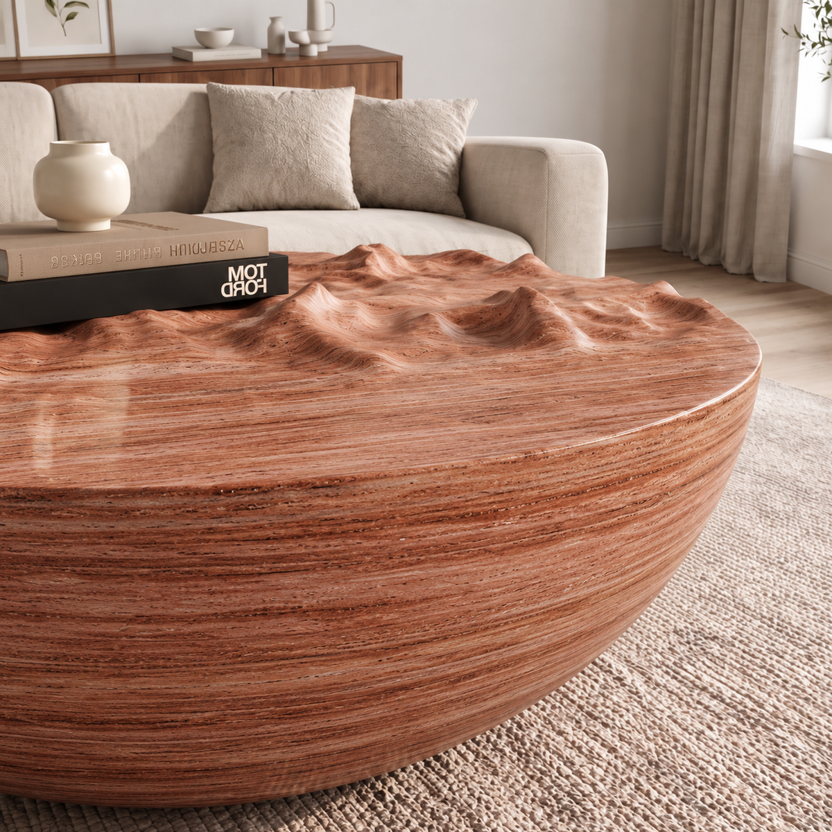 Bella Bowl Marble Coffee Table