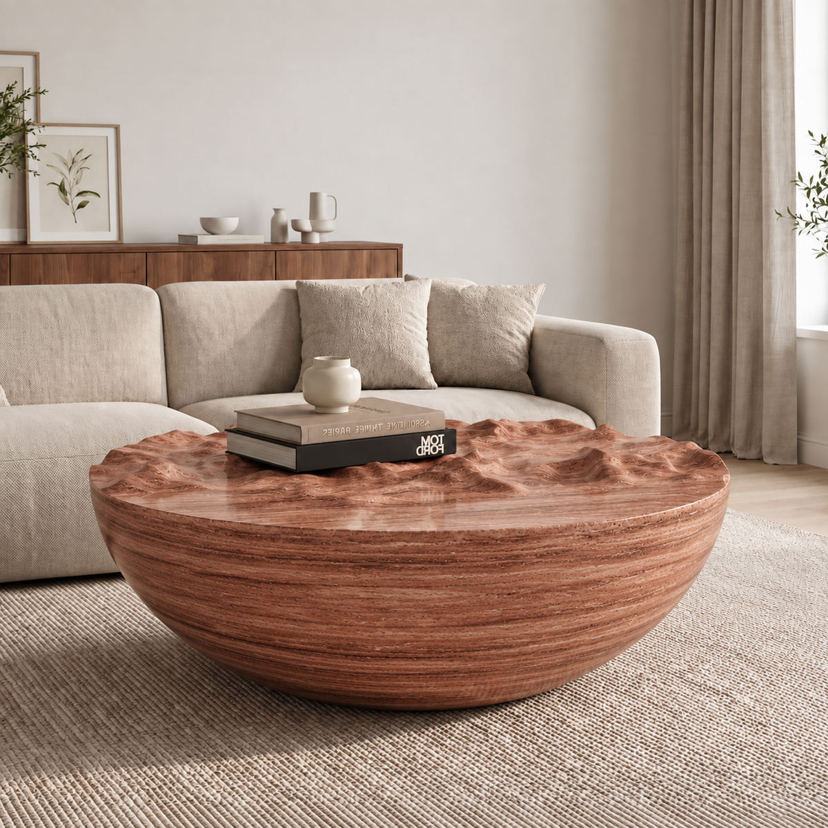Bella Bowl Marble Coffee Table