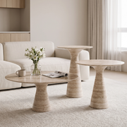 Isla 3 Piece Marble Coffee Table Set