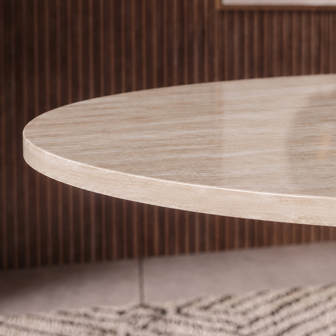 Max Twin Leg Marble Dining Table