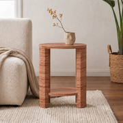 Lila Open Frame Marble Side Table